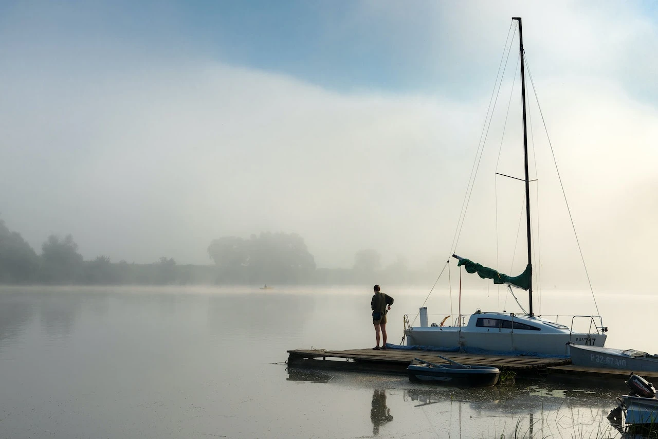 Boating in Fog
